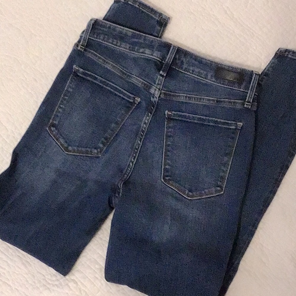 A&F ‘The Super Skinny’ High Rise Curve Love Distressed Jeans Sz.26|2 - Picture 7 of 7